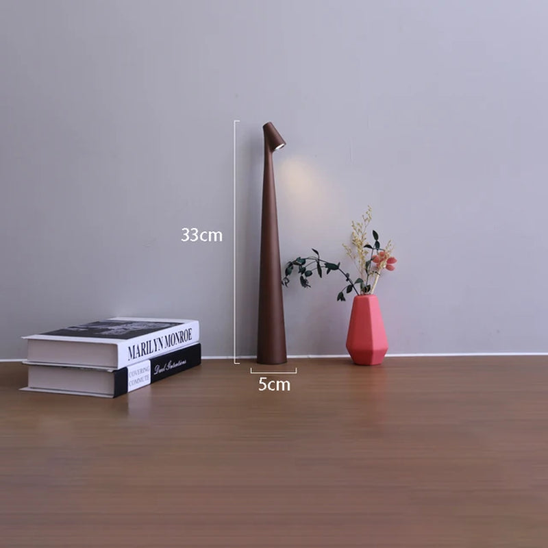 Wireless LED Table Lamp Bedside Table with Charging Light Night Lamps Space Mood Lights Touch Desk Lamp for House Decorations