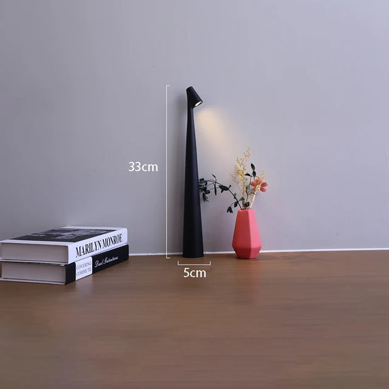 Wireless LED Table Lamp Bedside Table with Charging Light Night Lamps Space Mood Lights Touch Desk Lamp for House Decorations