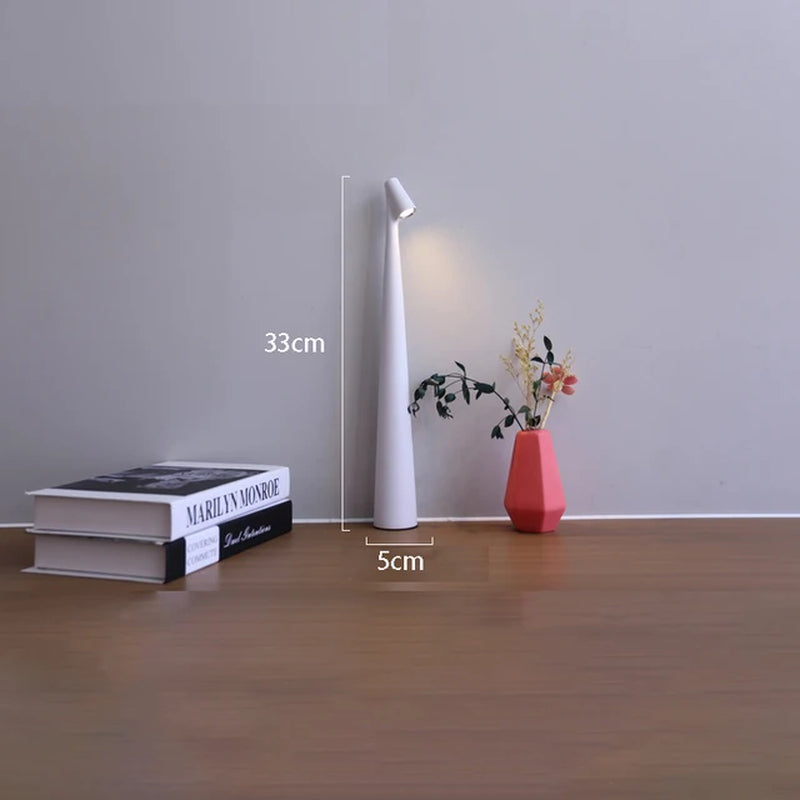 Wireless LED Table Lamp Bedside Table with Charging Light Night Lamps Space Mood Lights Touch Desk Lamp for House Decorations